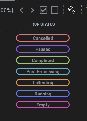 Run Statuses